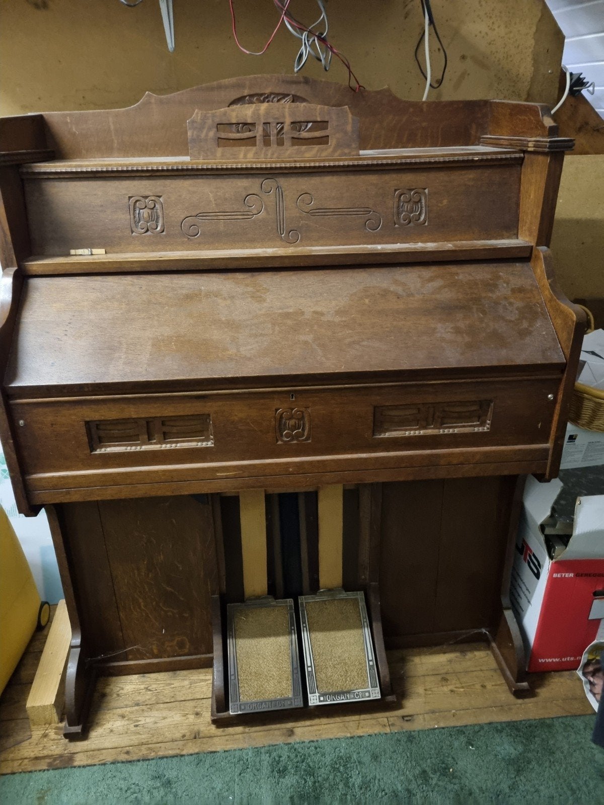 Antiek orgel - werkt niet meer, Ophalen, Gebruikt, 1 klavier, Harmonium