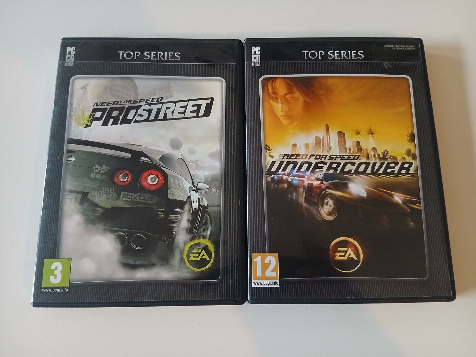 Need for Speed Prostreet & Undercover Top Series PC Games, Spelcomputers en Games, Games | Pc, Verzenden, 1 speler, Racen en Vliegen