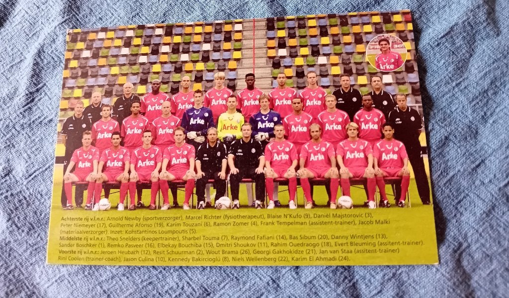 Team fotokaart 2005-2006 FC Twente, Ophalen of Verzenden, Zo goed als nieuw, F.C. Twente, Poster, Plaatje of Sticker