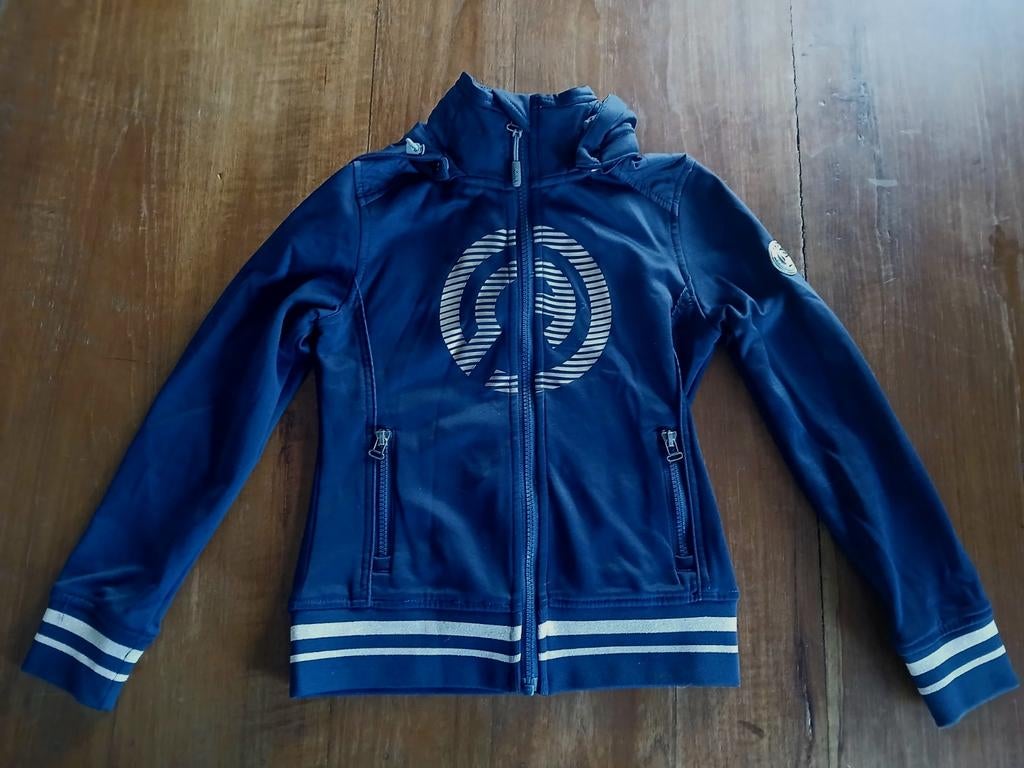 Zgan paardrijvest Anky donkerblauw, maat 134 / 140, Dieren en Toebehoren, Kinderen, Dressuur, Ophalen of Verzenden, Zo goed als nieuw