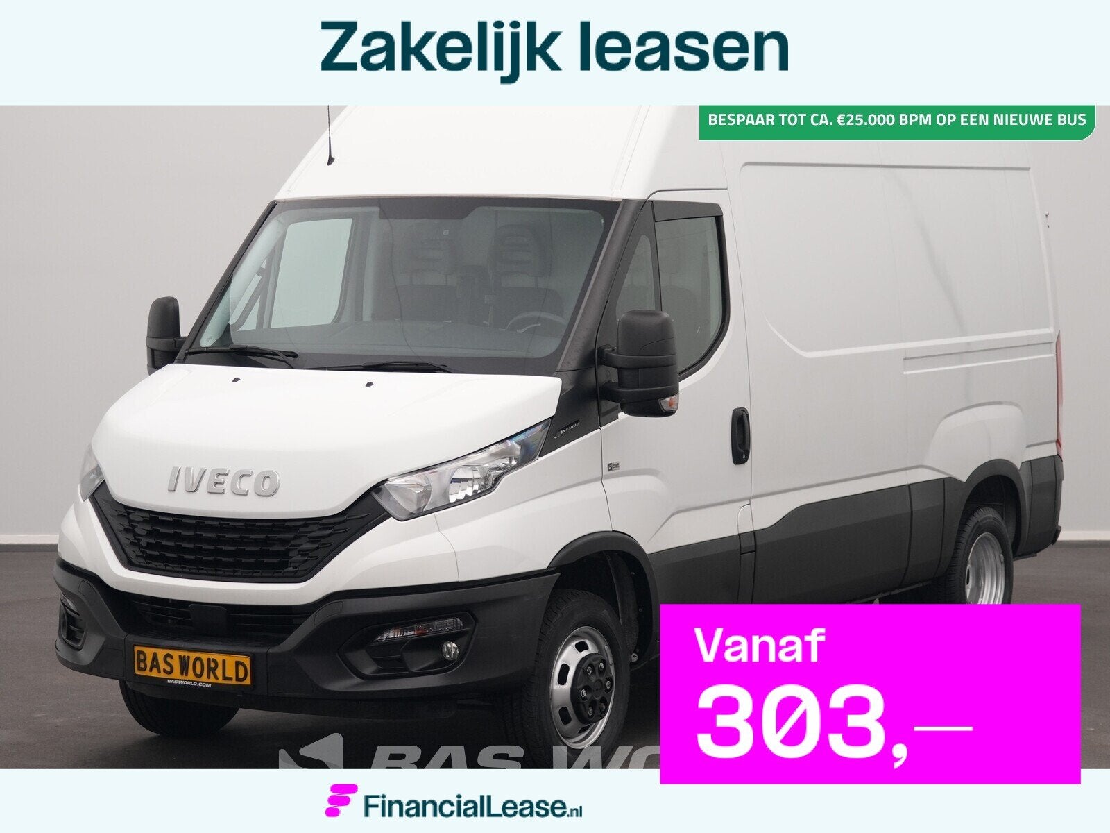 Iveco Daily 35C14 Dubbellucht L2H2 3,5t Trekhaak Airco Cruis, Stof, Gebruikt, Euro 6, Iveco