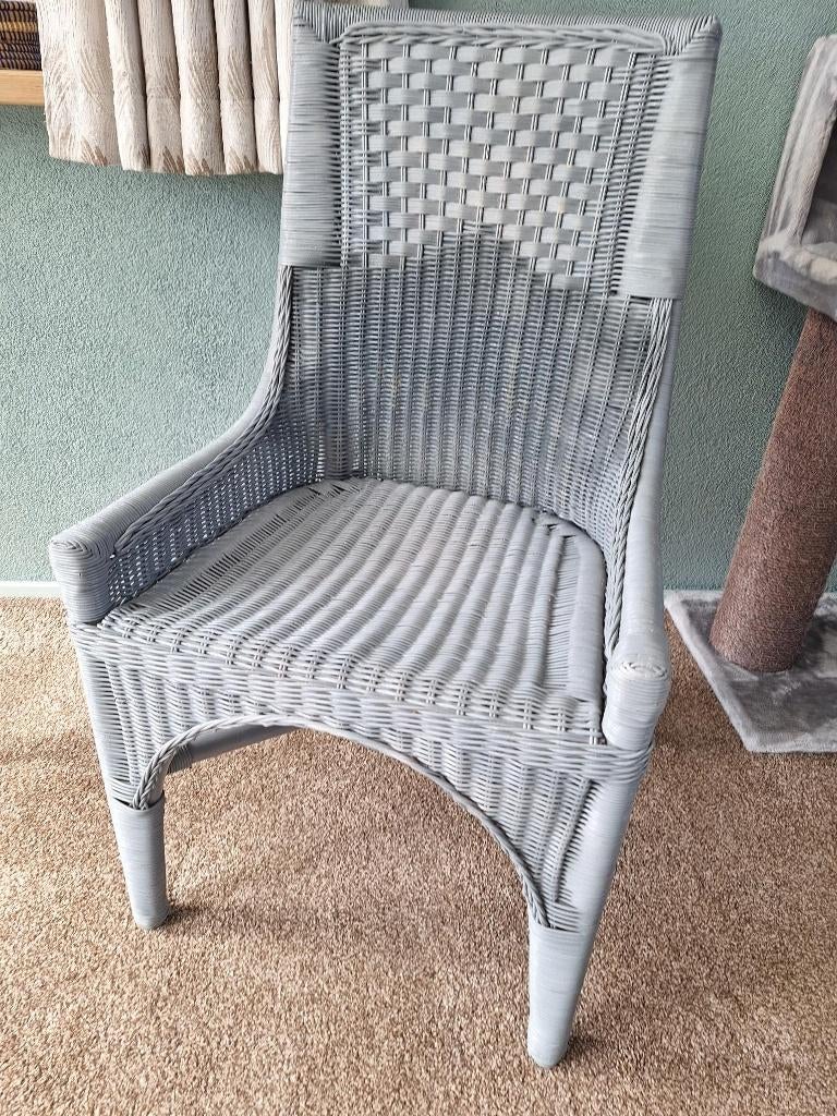 4 Eetkamer stoelen, Ophalen, Gebruikt, Riet of Rotan, Vier