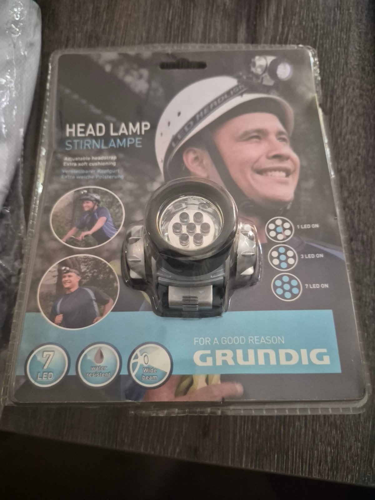 nieuw grundig hoofdlampje, Ophalen, Nieuw, Batterij