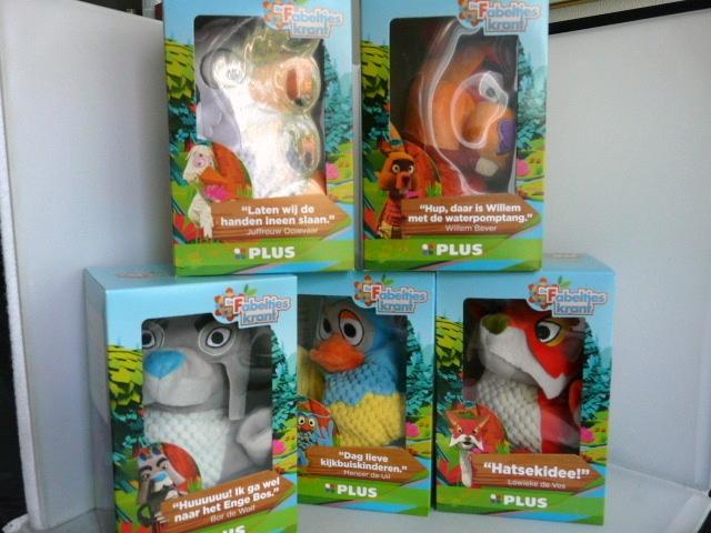 Supermarkt Plus # Fabeltjeskrant poppen alle 5., Plus, Ophalen of Verzenden
