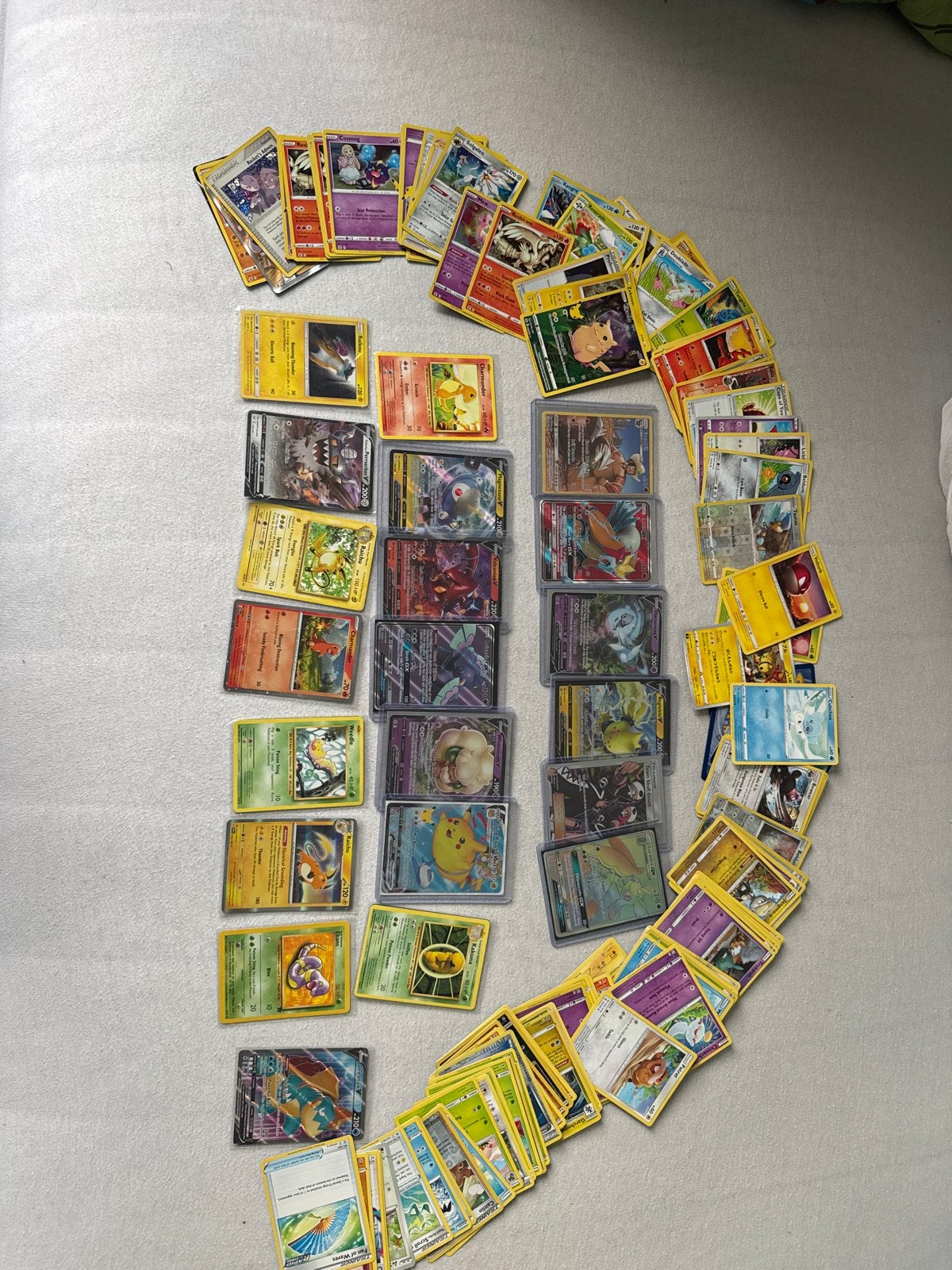 Grote collectie Pokémon kaarten - V, VMAX, GX en meer!, Ophalen, Gebruikt, Meerdere kaarten