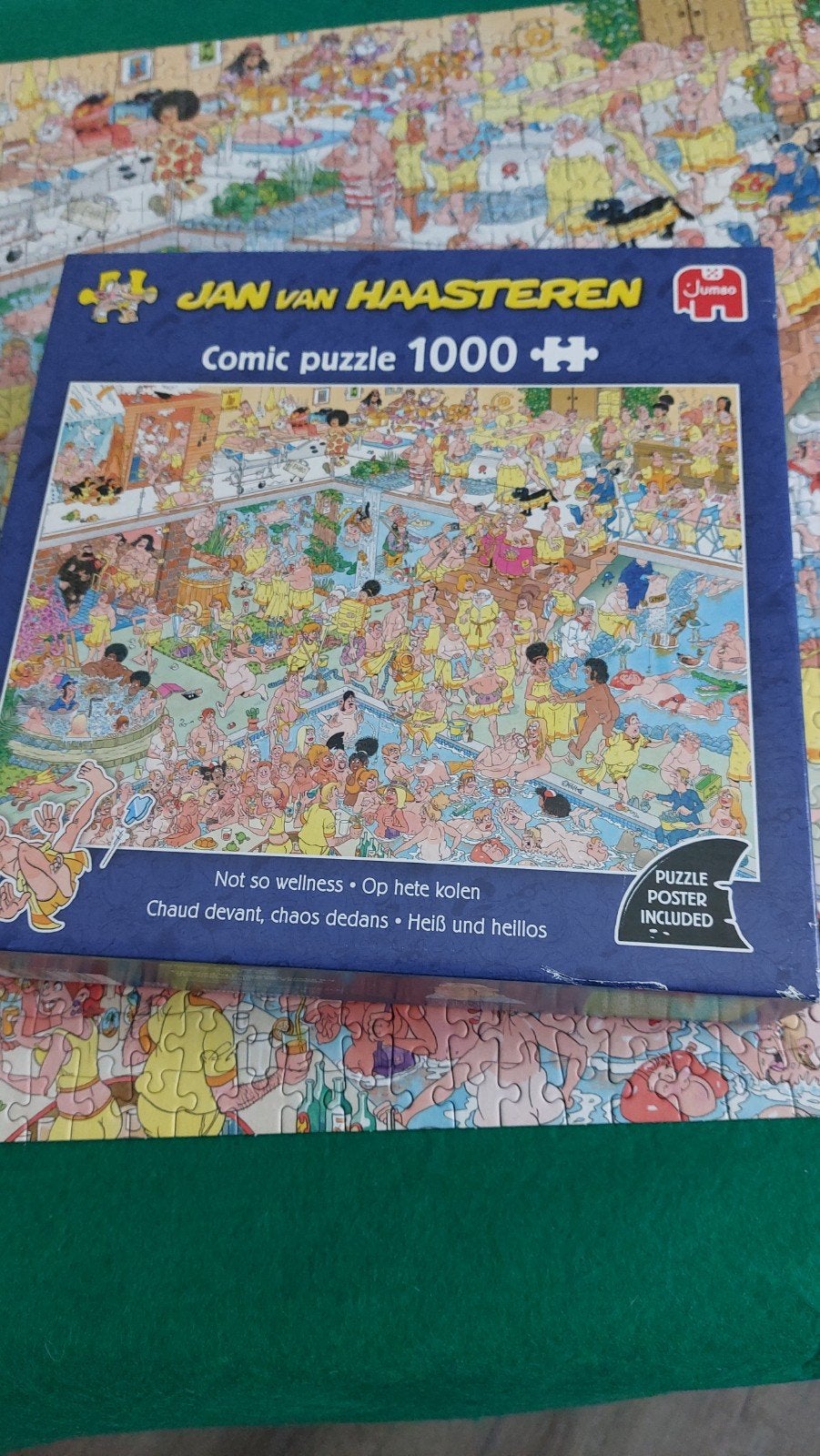 Puzzle Jan van  Haasteren op Hete Kolen 1000 stukjes € 7.50, Ophalen, 500 t/m 1500 stukjes, Zo goed als nieuw
