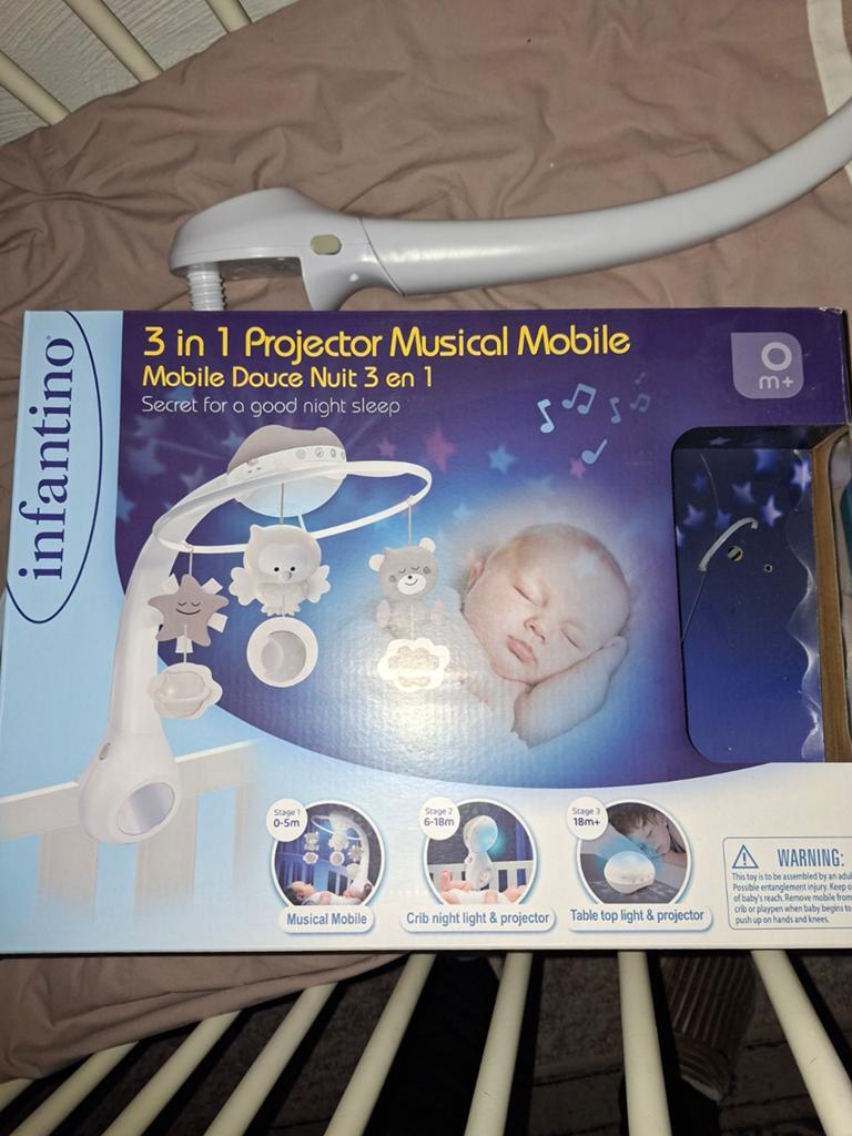 Infantino 3-in-1 Projector Muziekmobiel, Ophalen of Verzenden