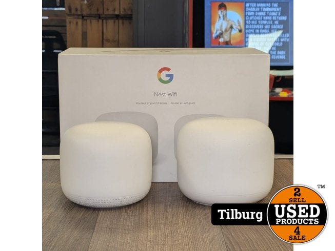 Google Nest Wifi Router & Versterker in doos Met garantie, Google, Zo goed als nieuw, Press@google.com, 1600 Amphitheatre Parkway
Mountain View, CA 94043
USA