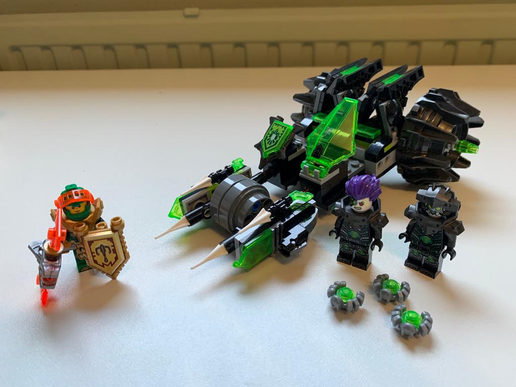 LEGO Twinfector 72002 Nexo Knights, Ophalen of Verzenden, Zo goed als nieuw, Complete set, Lego
