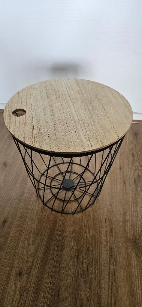 Bijzettafel, Huis en Inrichting, Tafels | Bijzettafels, Ophalen, Minder dan 45 cm, Minder dan 55 cm, Gebruikt