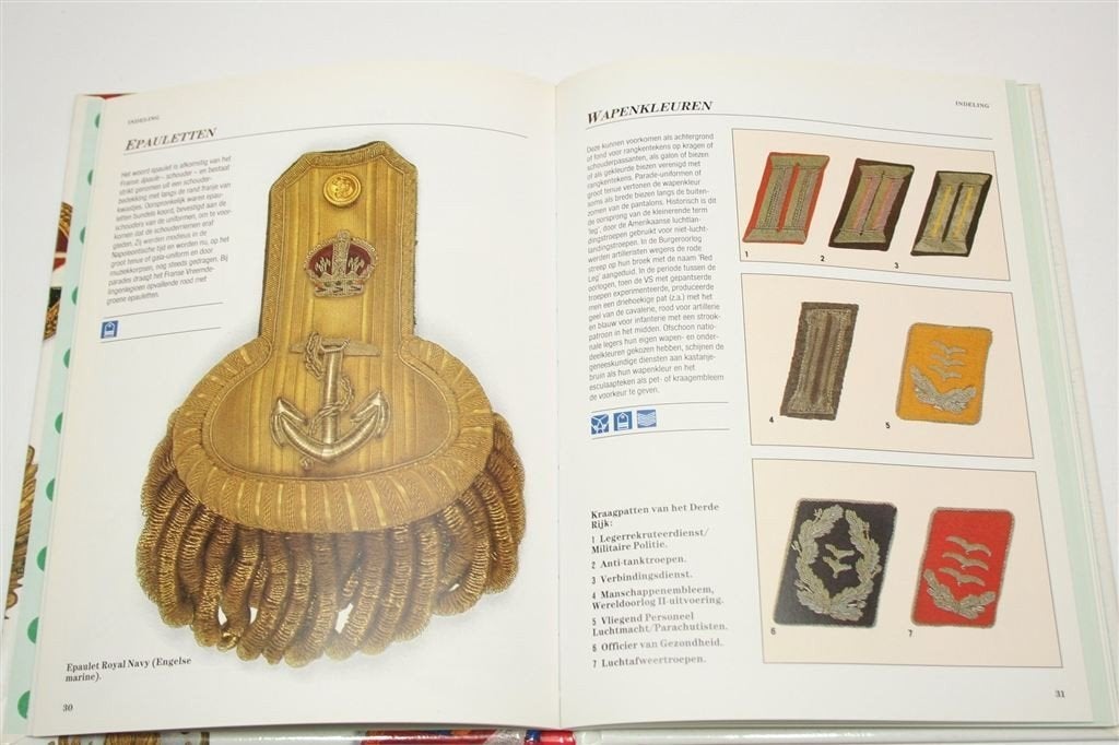 Militaire Kentekens — Studiegids Rang & Emblemen, Ophalen of Verzenden, Tweede Wereldoorlog, Gelezen, Overige onderwerpen