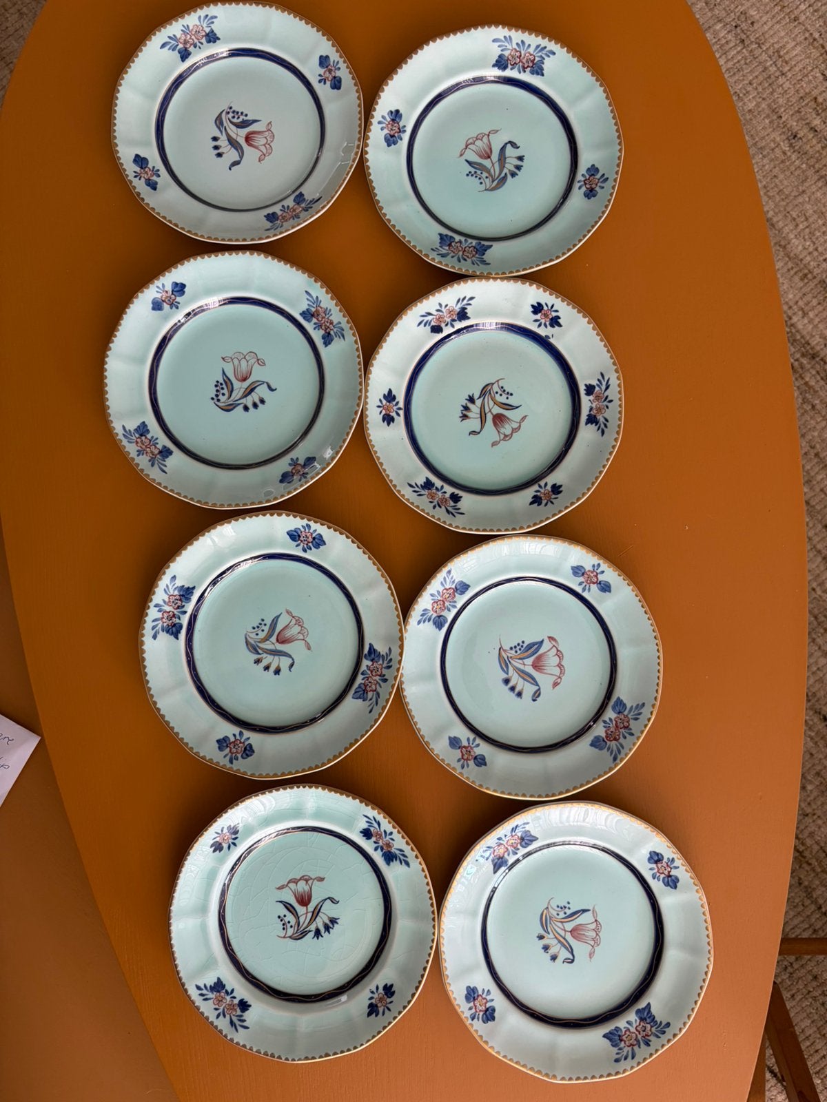 Adams Calyx Ware Georgian gebaksbordjes, Ophalen of Verzenden