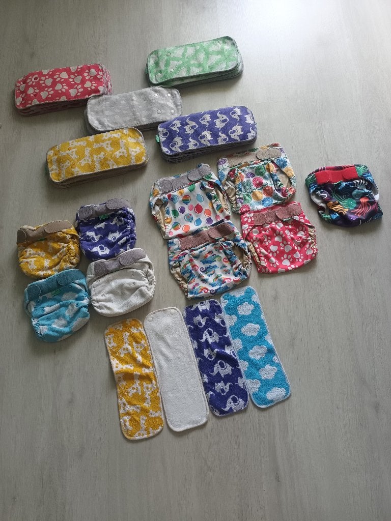 wasbare luiers, Kinderen en Baby's, Ophalen of Verzenden, Gebruikt