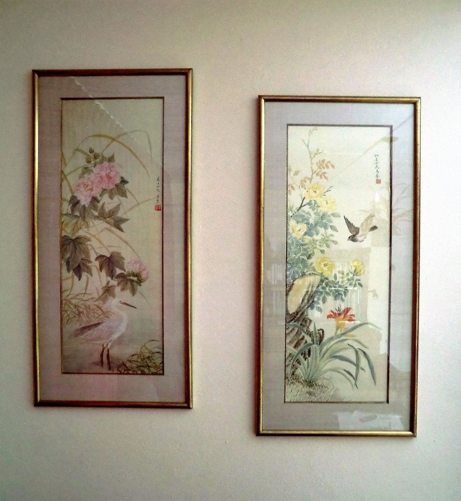 CHINESE WOODBLOCKPRINTS, Wanddecoratie, China, Meerkleurig, 96 cm