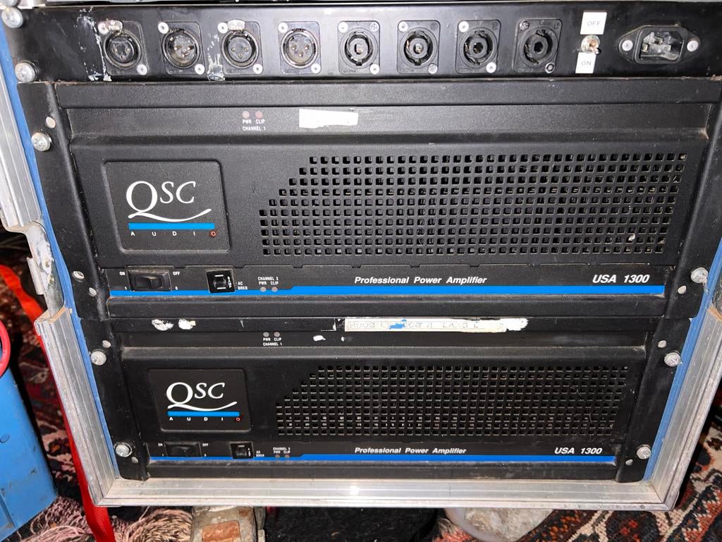 QSC USA 1300 (2 stuks) eventueel ruilen voor ev q99 of q1212, Ophalen, Zo goed als nieuw