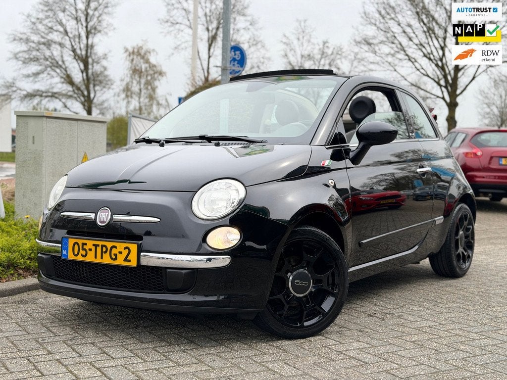 Fiat 500 C 0.9 TwinAir Lounge sport cabriolet 2e eigenaar, Euro 5, 86 pk, Gebruikt, Cabriolet