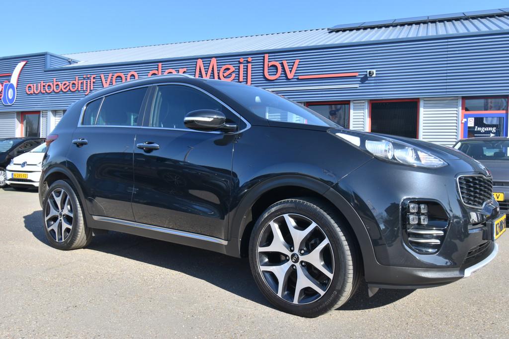 Kia Sportage 1.6 T-GDI GT-Line First Edition , TREKHAAK , CR, Voorwielaandrijving, Gebruikt, 4 cilinders, Zwart
