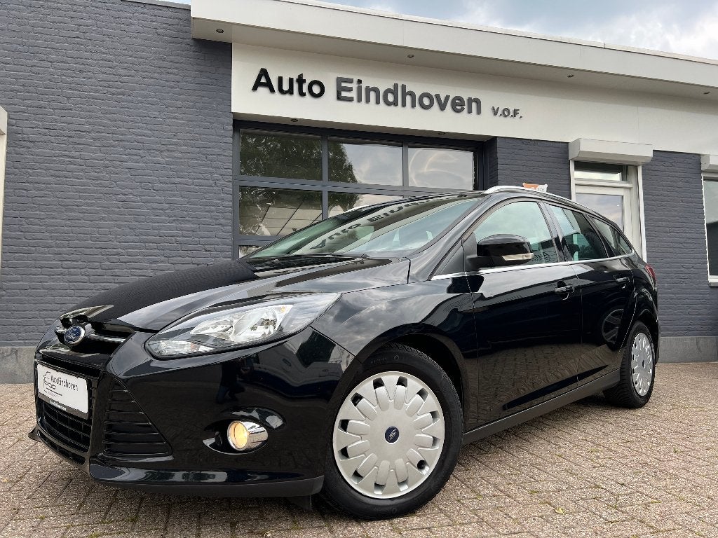 Ford Focus 1.0 Ecob,125PK,Station,Titanium,Nw motor €5495,-, Zwart, Zwart, Origineel Nederlands, Handgeschakeld