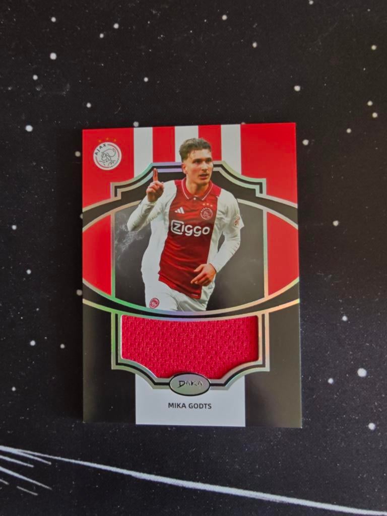 Mika Godts Ajax DAKA Relic Kaart 29/70, Ophalen of Verzenden, Nieuw, Ajax, Poster, Plaatje of Sticker