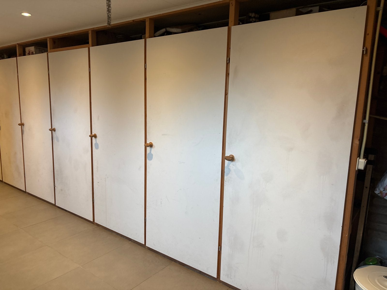 Opdekdeuren binnen 83x 201,5 cm prijsverlaging!, Gebruikt, 200 cm of meer, 25 tot 50 cm, Overige houtsoorten