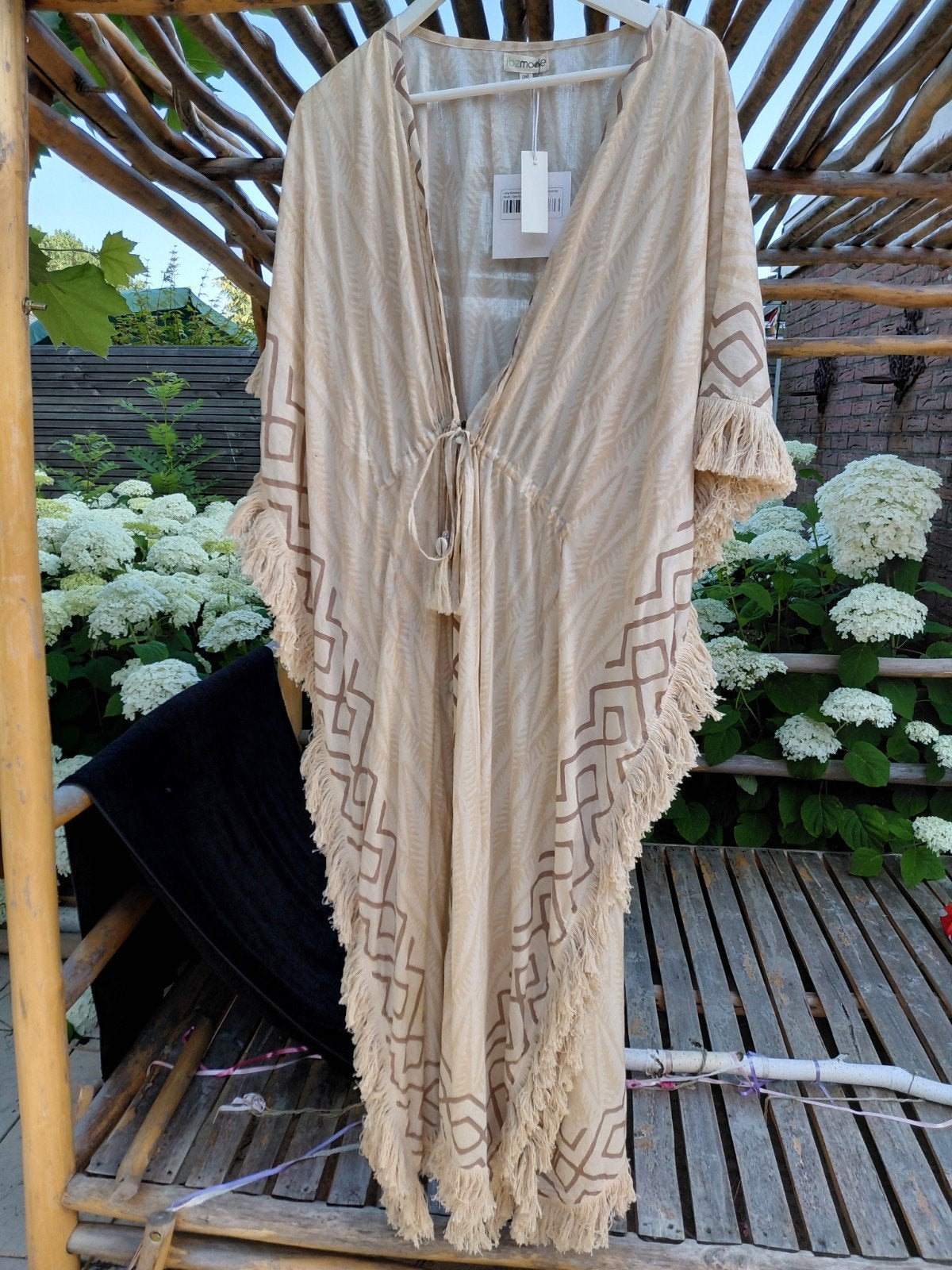 IBZMODE KIMONO 'impresion tree' One Size NIEUW, Ophalen of Verzenden, Nieuw, Onder de knie