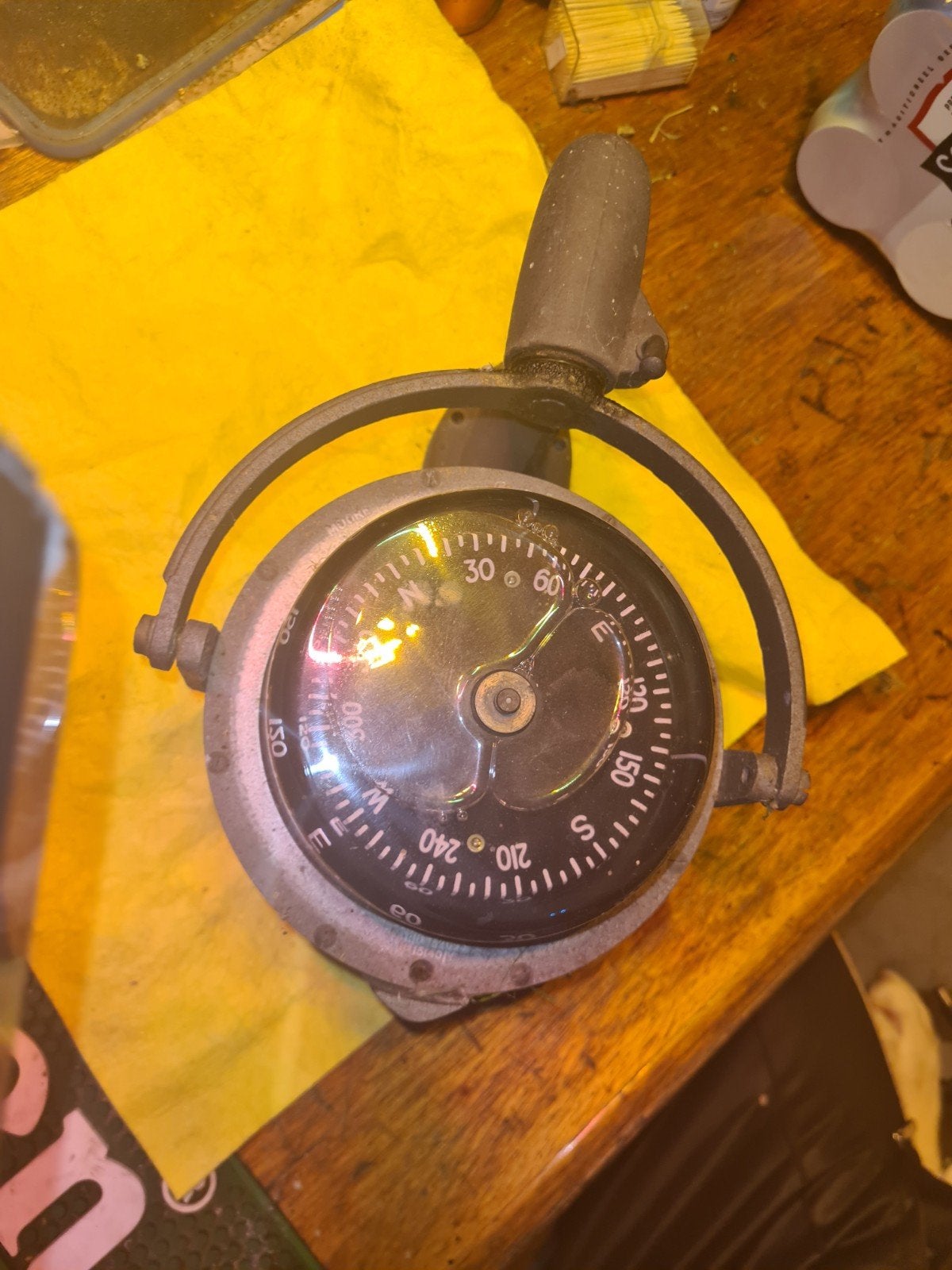 Vintage Marine Kompas - Antiek Scheepskompas, Antiek en Kunst, Ophalen of Verzenden