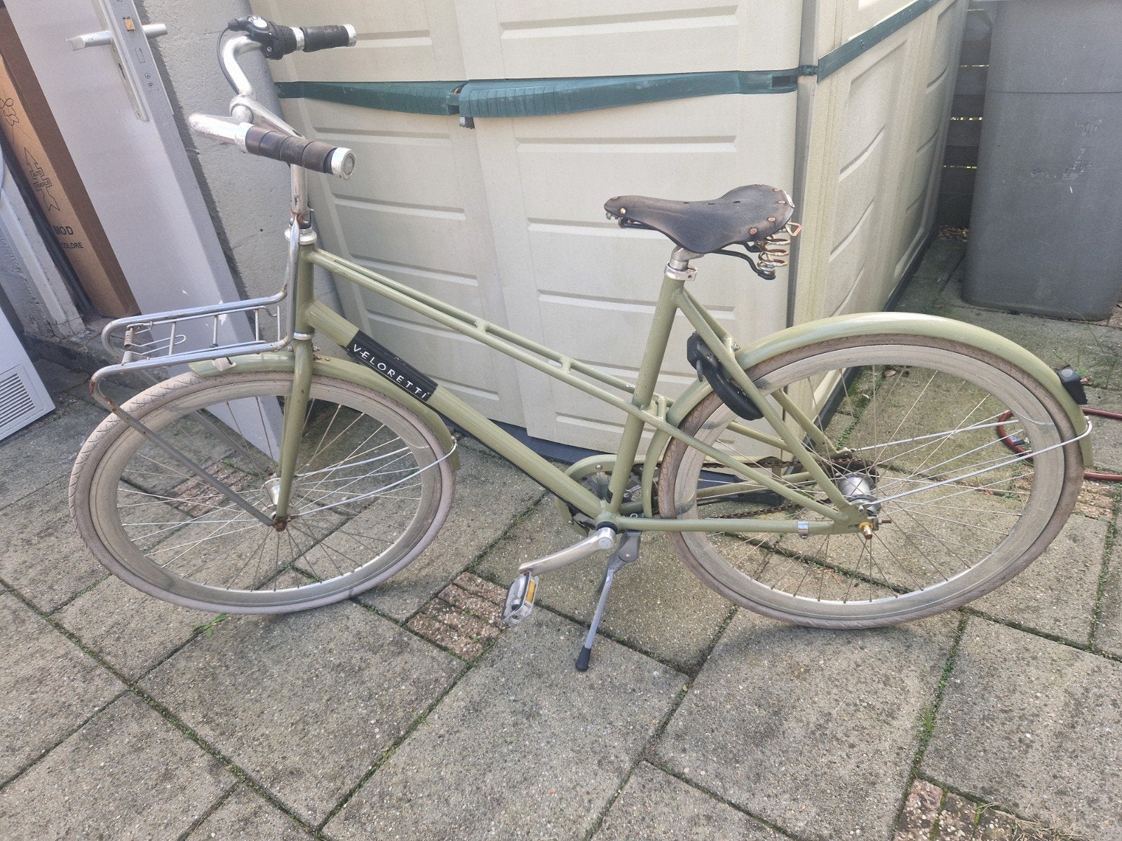Veloretti Damesfiets met 3 Versnellingen en Voordrager, Versnellingen, Trommelrem, Ophalen, Overige merken