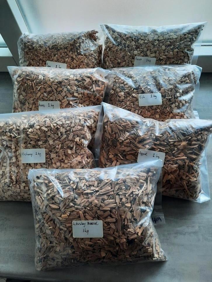 Rookhout Snippers - Diverse Soorten - 1kg tot 20kg, Ophalen of Verzenden, Nieuw, Dymbox
