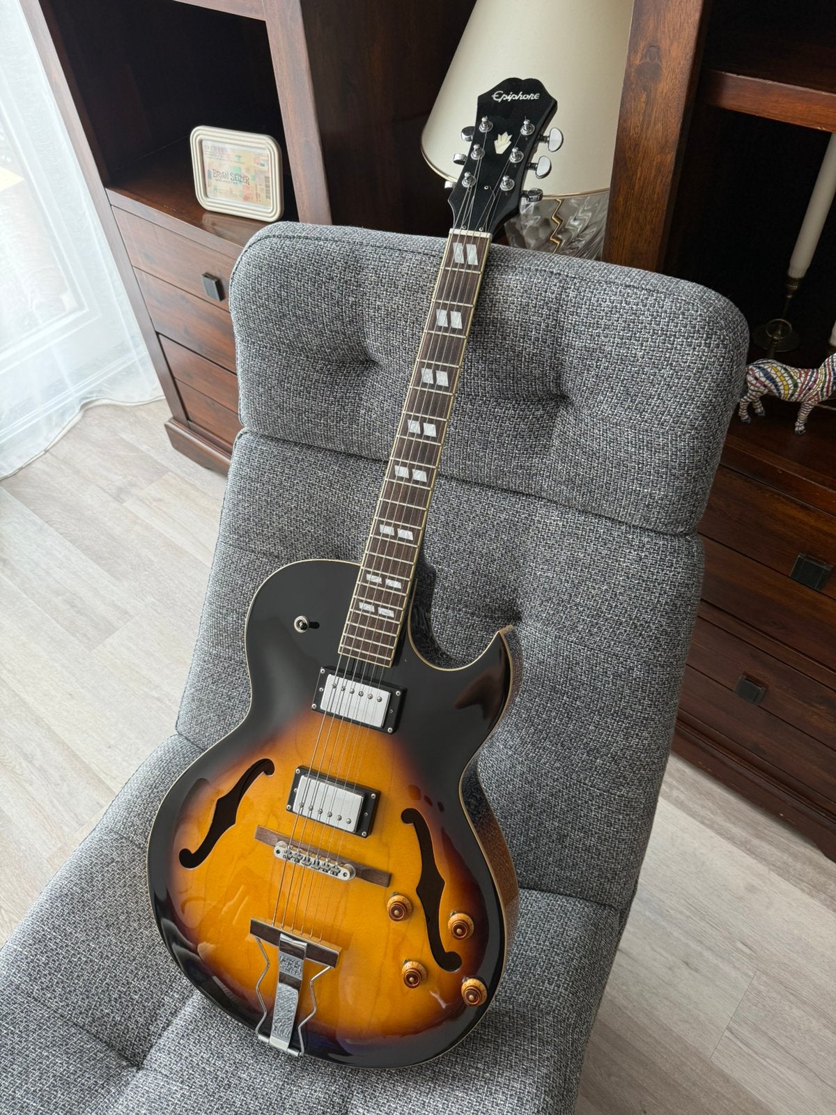 Epiphone ES-175 VS Limited Edition Custom Shop, Ophalen, Zo goed als nieuw, Hollow body, Epiphone
