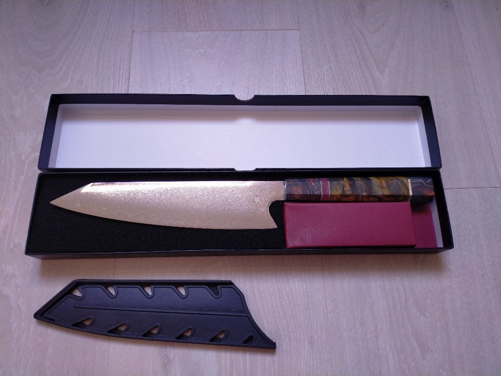 Japans kiritsuke vg10 koksmes Damascus koksmes chefs mes, Overige typen, Ophalen of Verzenden, Nieuw
