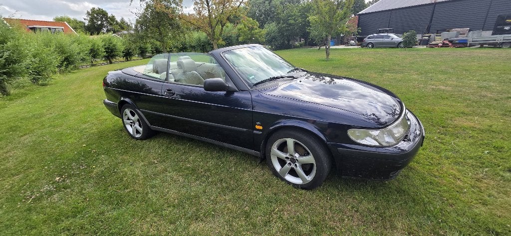 Saab 9-3 2.0 T Cabrio 1999 Blauw, Auto's, Saab, Particulier, Saab 9-3, Airbags, Airconditioning, Digitale radio-ontvangst, Open dak
