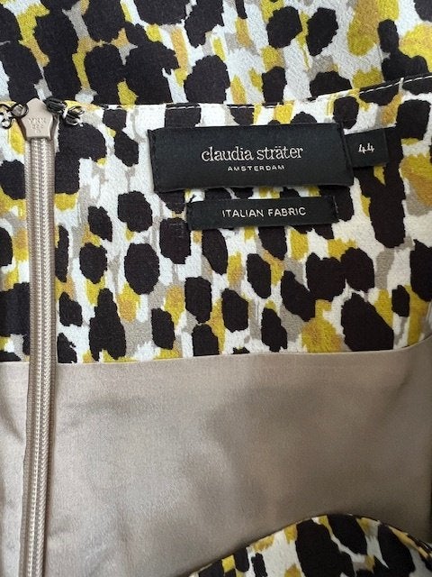NIEUW Claudia Strater rok leo zwart wit geel 44, Verzenden, Geel, Maat 42/44 (L), Nieuw