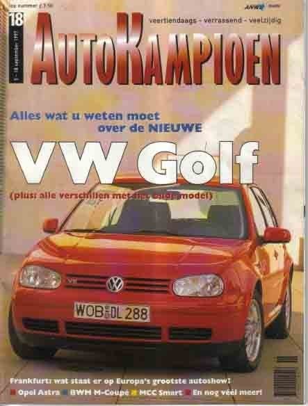 Autokampioen 18 1997 : Toyota Landcruiser - Renault Safrane, Ophalen of Verzenden, Gelezen, Algemeen