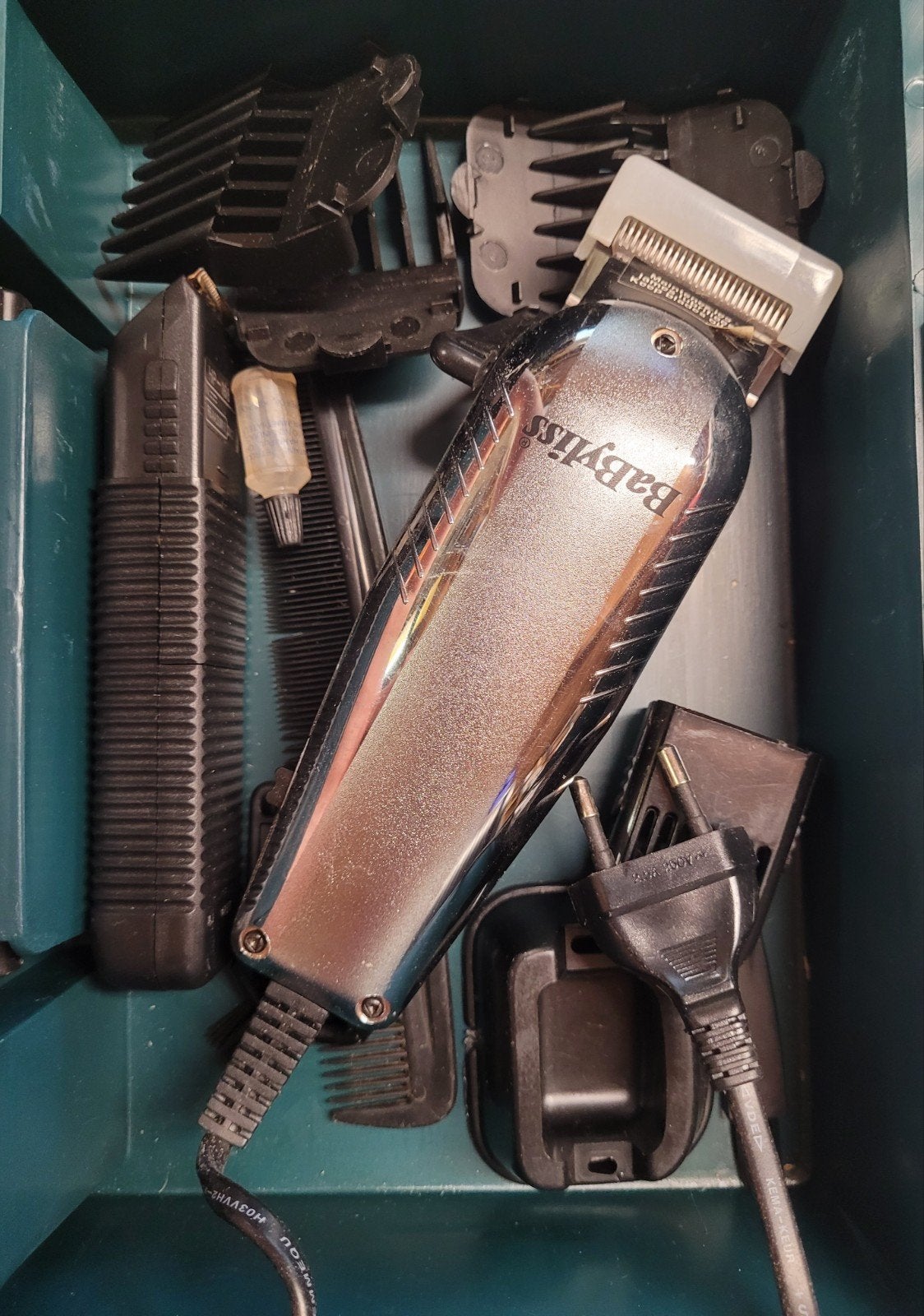 BaByliss tondeuse/trimmer met accessoires, Ophalen of Verzenden, Gebruikt, Haarverzorging