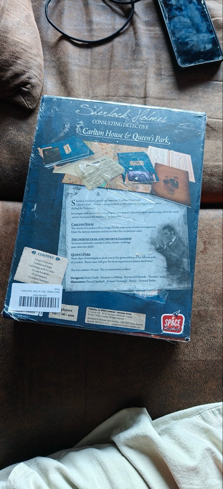 Sherlock Holmes Consulting Detective: Carlton House & Queen', Hobby en Vrije tijd, Gezelschapsspellen | Bordspellen, Een of twee spelers