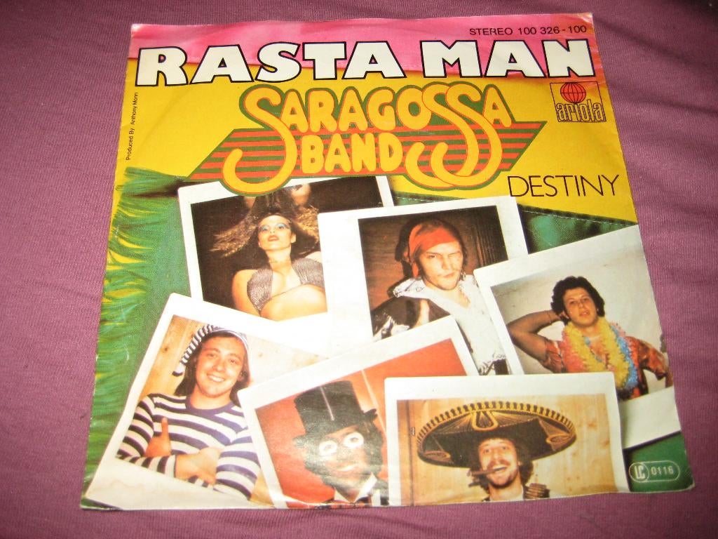 Saragossa Band: Rasta Man (NO101), Ophalen of Verzenden, Zo goed als nieuw, Pop, Single