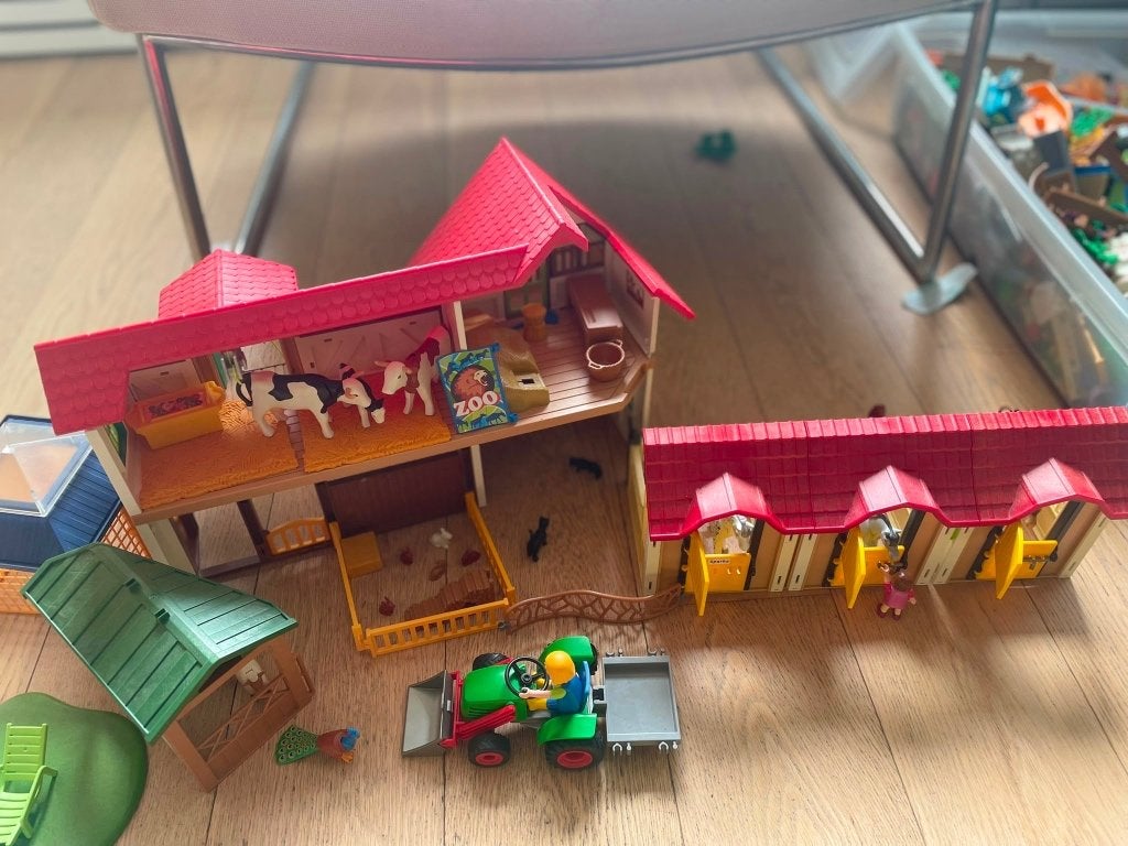 Grote Playmobil boerderij, dierentuin en meer!, Ophalen, Gebruikt, Complete set, Overige typen