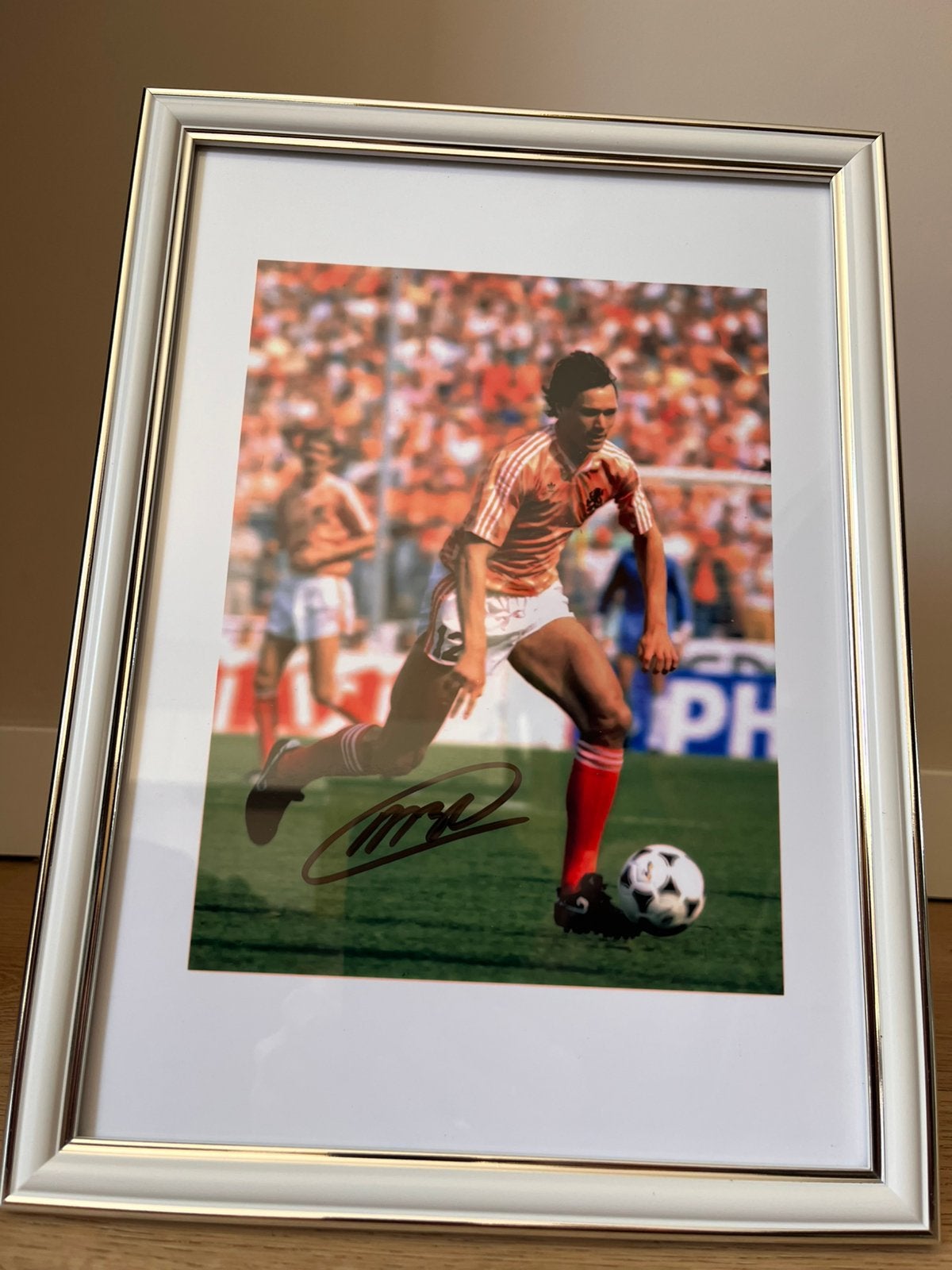 Gesigneerde foto Marco van Basten, Ophalen, Nieuw, Spelerskaart