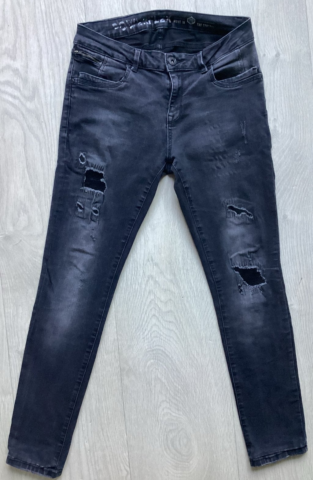 Zwarte spijkerbroek Jeans maat W31 Lengte 32 Gabbiano, Gabbiano, Zwart, W32 (confectie 46) of kleiner, Ophalen of Verzenden