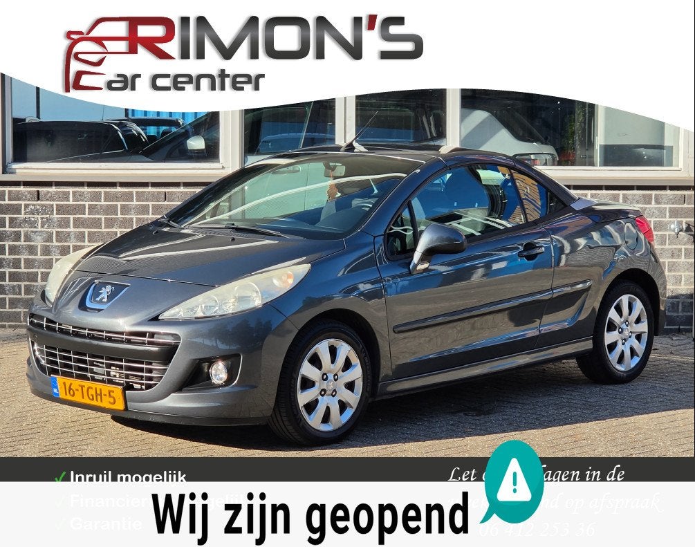Peugeot 207 CC 1.6 VTi Cabrio Cruise Controle Elek Pakket, Voorwielaandrijving, Euro 5, Gebruikt, Cabriolet