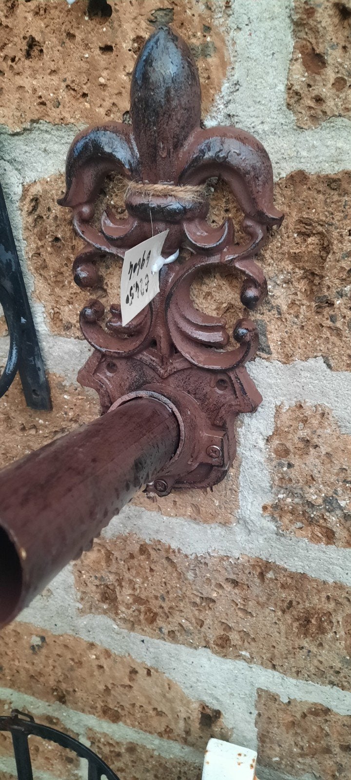 Decoratieve gietijzeren vlaggenstok houders, Ophalen of Verzenden