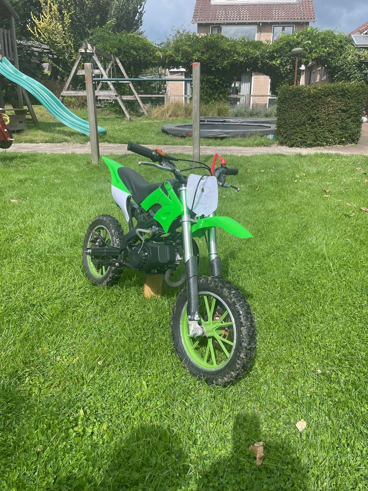 -PITBIKE- mini-crosser 49cc trekstart, Fietsen en Brommers, Minibikes, Midibikes en Pitbikes, Ophalen, Gebruikt, 49 cc, Pitbike
