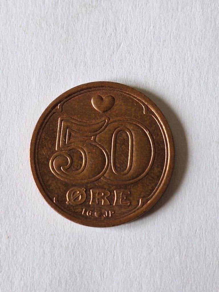 9 munten Denemarken 1972-1998, Ophalen of Verzenden, Overige landen, Losse munt