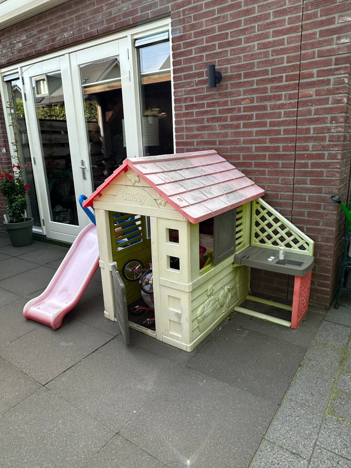 Smoby speelhuisje, Ophalen, Gebruikt, Kunststof