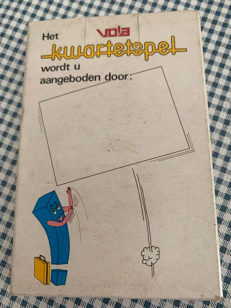 VOLA Kwartetspel - Zo goed als nieuw, Drie of vier spelers, Ophalen of Verzenden, Zo goed als nieuw, VOLA