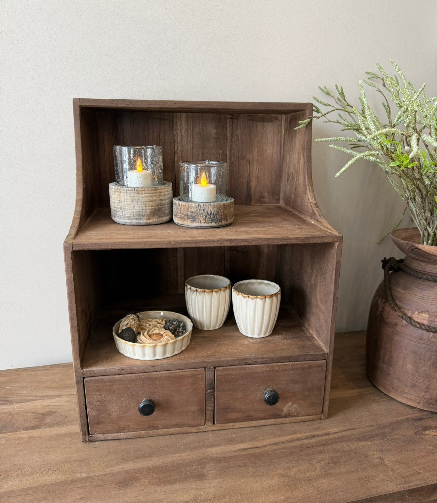 Mooie houten gruttersbak met lades, Ophalen of Verzenden