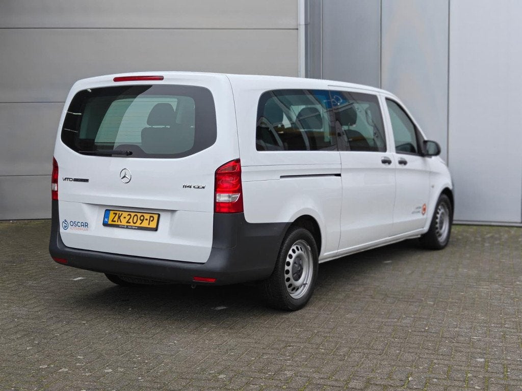 Mercedes-Benz Vito Tourer 114 BlueTEC Pro Extra Lang 8-pers, Automaat, Gebruikt, 2000 kg, Wit