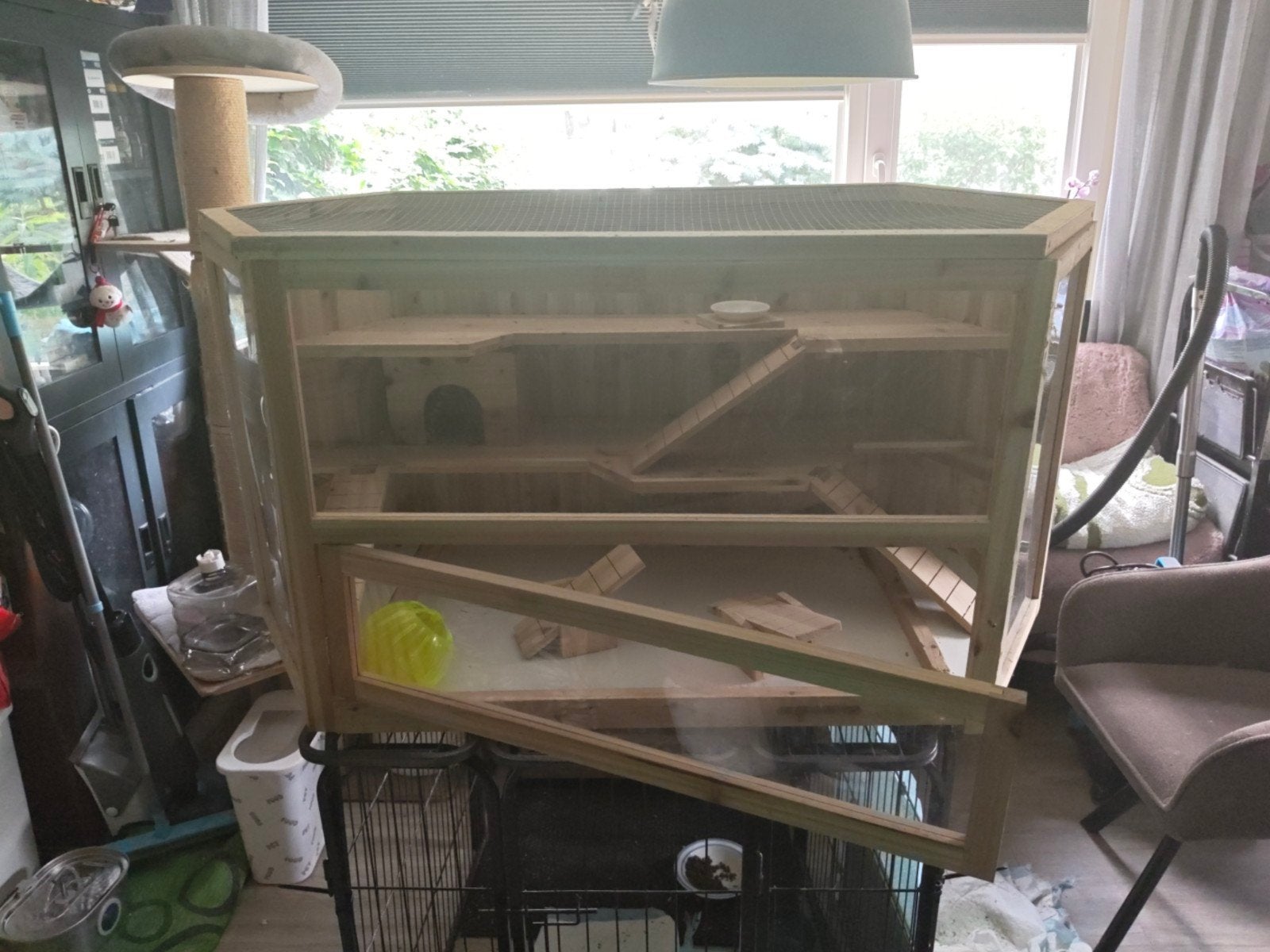 Mooie grote hamster hok., Ophalen, 60 tot 90 cm, 110 cm of meer, Gebruikt