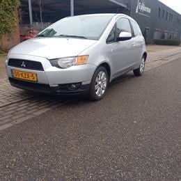 Mitsubishi Colt 1.3 Mivec CZ3 2010 Grijs werkende airco, Voorwielaandrijving, Colt, Origineel Nederlands, Bedrijf