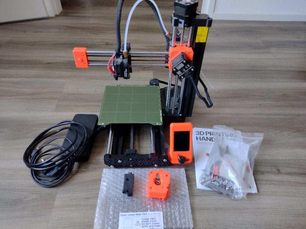 Prusa Mini+ 3D Printer, Computers en Software, 3D Printers, Zo goed als nieuw, Filament, Ingebouwde Wi-Fi, Ophalen